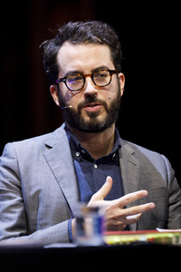 Jonathan Safran Foer und Robert Stadlober auf der lit.cologne 2020 in Köln