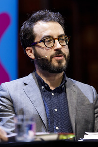 Jonathan Safran Foer und Robert Stadlober auf der lit.cologne 2020 in Köln