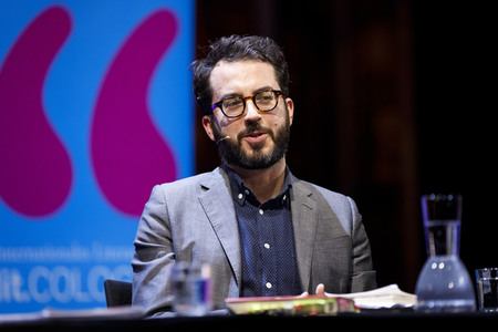Jonathan Safran Foer und Robert Stadlober auf der lit.cologne 2020 in Köln