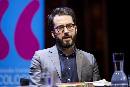 Jonathan Safran Foer und Robert Stadlober auf der lit.cologne 2020 in Köln