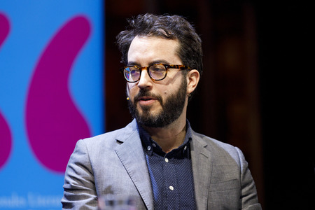Jonathan Safran Foer und Robert Stadlober auf der lit.cologne 2020 in Köln