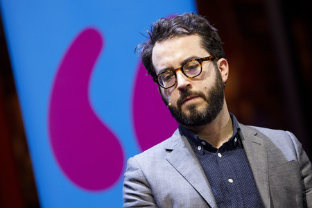 Jonathan Safran Foer und Robert Stadlober auf der lit.cologne 2020 in Köln