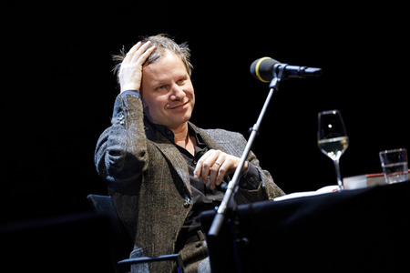 Jonathan Safran Foer und Robert Stadlober auf der lit.cologne 2020 in Köln