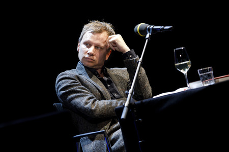 Jonathan Safran Foer und Robert Stadlober auf der lit.cologne 2020 in Köln