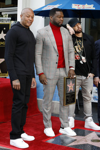 Curtis '50 Cent' Jackson erhält einen Stern auf dem Hollywood Walk of Fame in Los Angeles