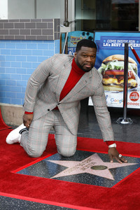 Curtis '50 Cent' Jackson erhält einen Stern auf dem Hollywood Walk of Fame in Los Angeles