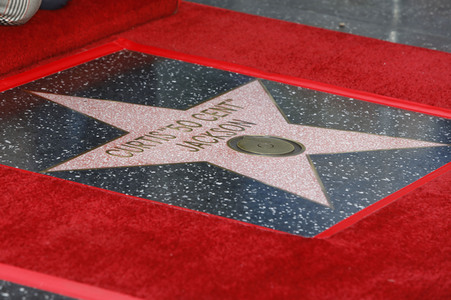 Curtis '50 Cent' Jackson erhält einen Stern auf dem Hollywood Walk of Fame in Los Angeles
