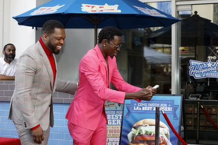 Curtis '50 Cent' Jackson erhält einen Stern auf dem Hollywood Walk of Fame in Los Angeles
