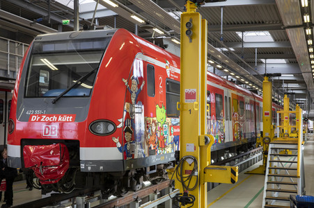 Präsentation der Karnevals-S-Bahn 2020 in Köln