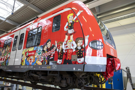 Präsentation der Karnevals-S-Bahn 2020 in Köln