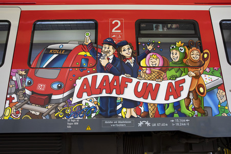 Präsentation der Karnevals-S-Bahn 2020 in Köln