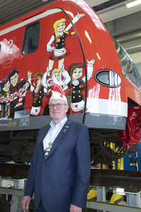 Präsentation der Karnevals-S-Bahn 2020 in Köln