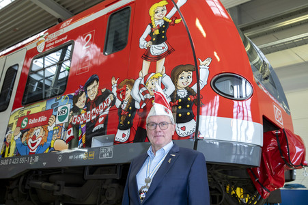 Präsentation der Karnevals-S-Bahn 2020 in Köln