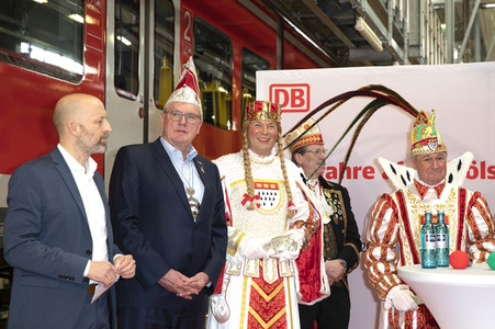 Präsentation der Karnevals-S-Bahn 2020 in Köln