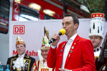 Präsentation der Karnevals-S-Bahn 2020 in Köln