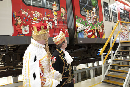 Präsentation der Karnevals-S-Bahn 2020 in Köln