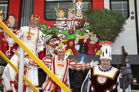 Präsentation der Karnevals-S-Bahn 2020 in Köln