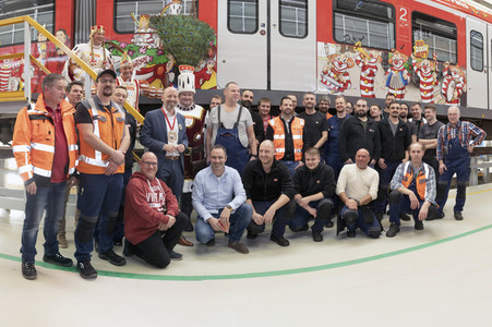 Präsentation der Karnevals-S-Bahn 2020 in Köln