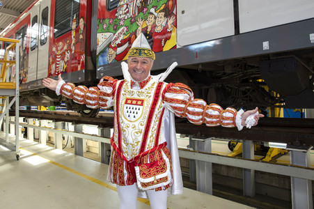 Präsentation der Karnevals-S-Bahn 2020 in Köln