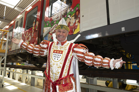 Präsentation der Karnevals-S-Bahn 2020 in Köln