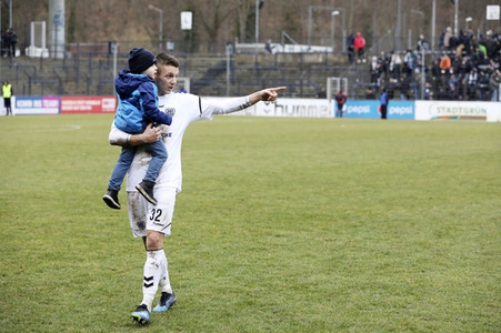 Fußballspiel SV Babelsberg 03 gegen BSG Chemie Leipzig in Potsdam