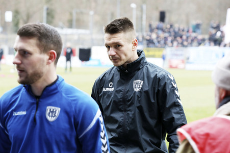 Fußballspiel SV Babelsberg 03 gegen BSG Chemie Leipzig in Potsdam