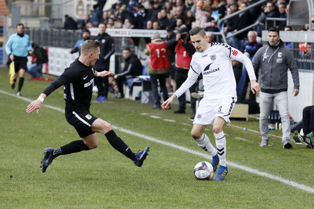 Fußballspiel SV Babelsberg 03 gegen BSG Chemie Leipzig in Potsdam
