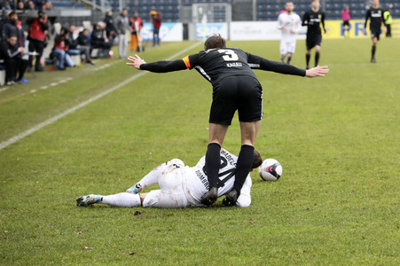 Fußballspiel SV Babelsberg 03 gegen BSG Chemie Leipzig in Potsdam