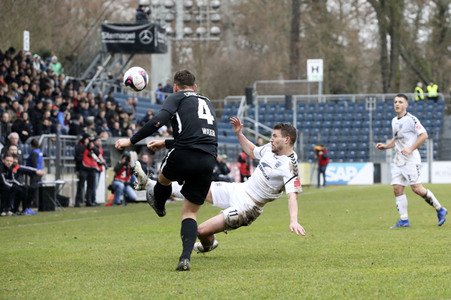 Fußballspiel SV Babelsberg 03 gegen BSG Chemie Leipzig in Potsdam