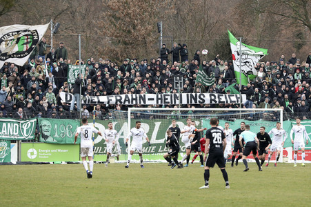 Fußballspiel SV Babelsberg 03 gegen BSG Chemie Leipzig in Potsdam