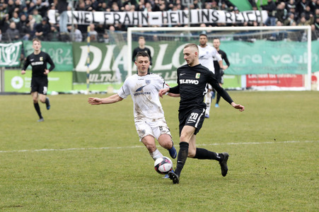 Fußballspiel SV Babelsberg 03 gegen BSG Chemie Leipzig in Potsdam