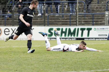 Fußballspiel SV Babelsberg 03 gegen BSG Chemie Leipzig in Potsdam