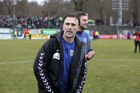 Fußballspiel SV Babelsberg 03 gegen BSG Chemie Leipzig in Potsdam