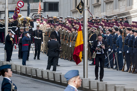 Eröffnung der XIV. Legislatur des Unterhauses des spanischen Parlamentes in Madrid