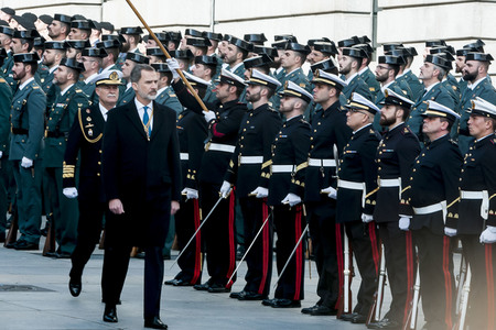Eröffnung der XIV. Legislatur des Unterhauses des spanischen Parlamentes in Madrid