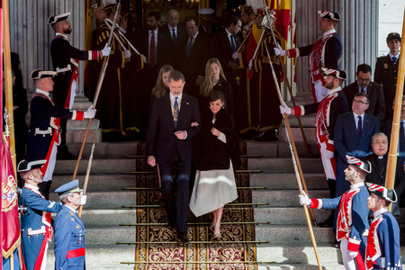 Eröffnung der XIV. Legislatur des Unterhauses des spanischen Parlamentes in Madrid