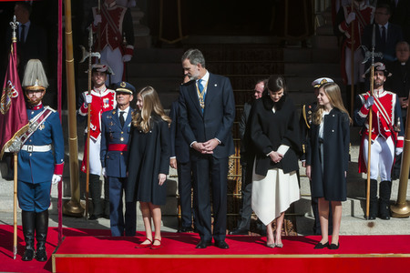Eröffnung der XIV. Legislatur des Unterhauses des spanischen Parlamentes in Madrid