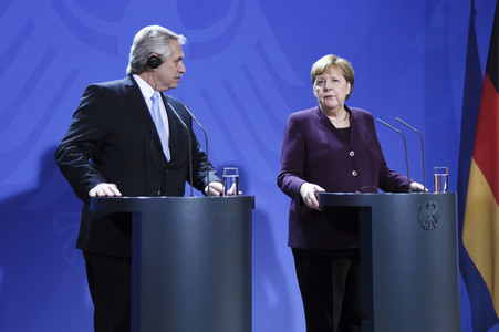 Antrittsbesuch von Alberto Ángel Fernández in Berlin