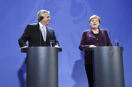 Antrittsbesuch von Alberto Ángel Fernández in Berlin