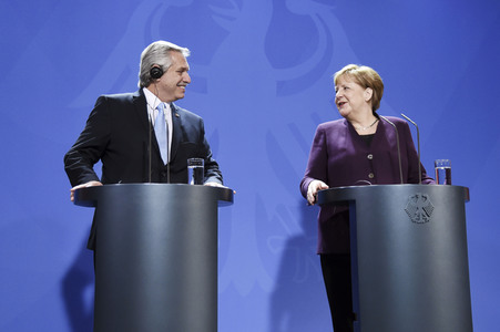 Antrittsbesuch von Alberto Ángel Fernández in Berlin