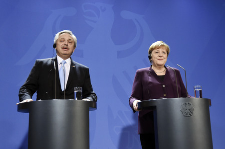 Antrittsbesuch von Alberto Ángel Fernández in Berlin