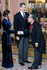 Empfang des neuen Diplomatischen Corps in Madrid