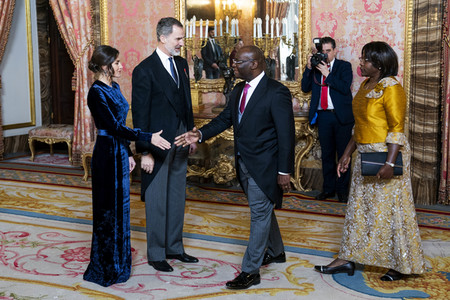 Empfang des neuen Diplomatischen Corps in Madrid