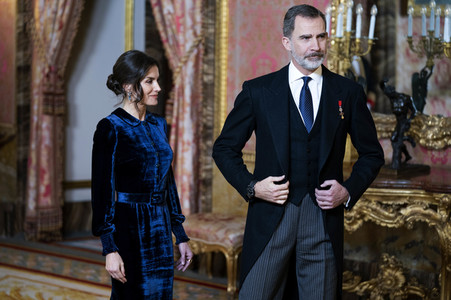 Empfang des neuen Diplomatischen Corps in Madrid