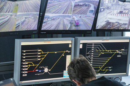 Pressetermin 'Ein neues Stellwerk für Köln Hbf' in Köln