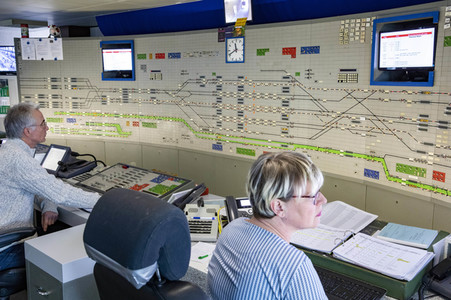 Pressetermin 'Ein neues Stellwerk für Köln Hbf' in Köln