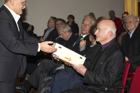 Vernissage zur Ausstellung 'Vom Flug der Freiheit' von Armin Mueller-Stahl in Kamenz