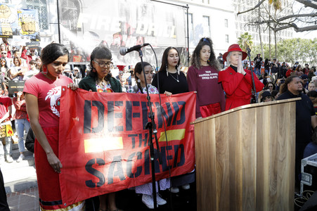 Fire Drill Fridays Kundgebung in Los Angeles