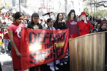 Fire Drill Fridays Kundgebung in Los Angeles