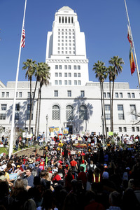 Fire Drill Fridays Kundgebung in Los Angeles